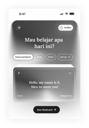 Rancana home screen in the monochrome theme